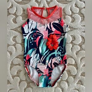 GK x Simone Leotard Tropical Print Leotard Size CL